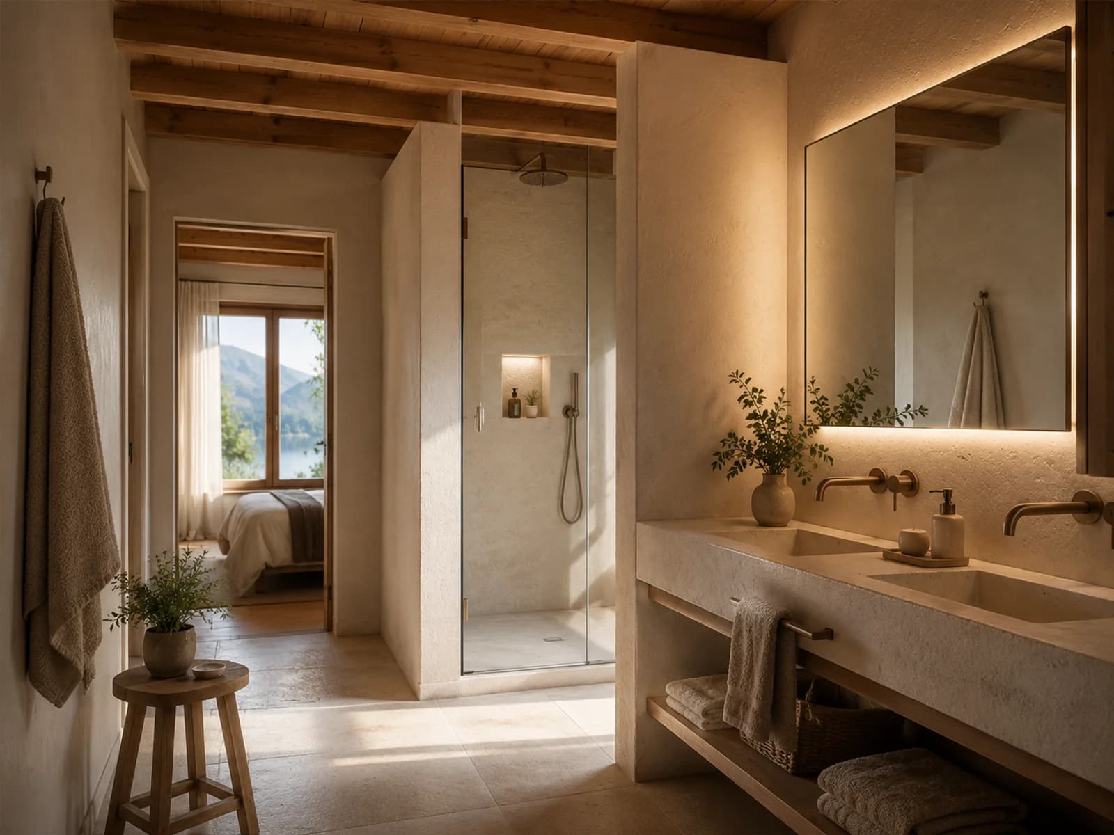 Hochwertiges Bad — Haus Liora Demo